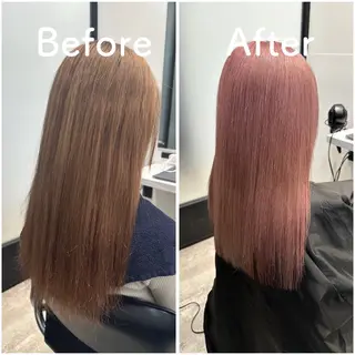 ロング カラー 艶髪ハイトーン ちひろ🌙+.°のヘアスタイル
