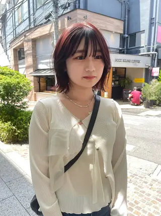ショート カラー 原 菜帆のヘアスタイル