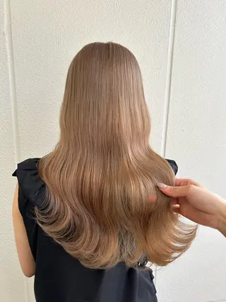 ロング カラー ヘアアレンジ 《暖色/韓国hair 》🇰🇷桑原ユキネのヘアスタイル