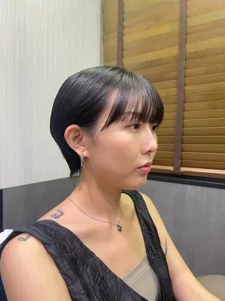 ショート 韓国風くびれヘア/ 小顔レイヤー🧿小林のヘアスタイル