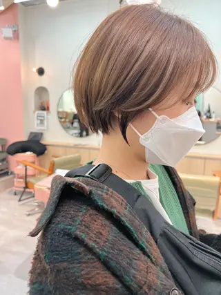 ショート カラー カット特化柏駅 徒歩3分LOUのヘアスタイル