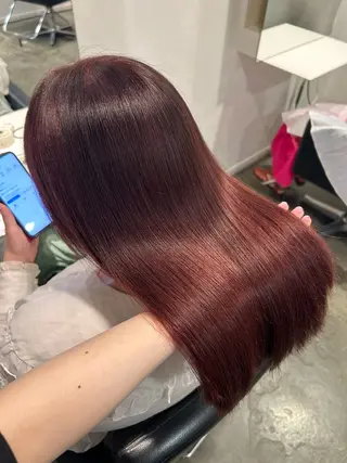 ロング 菊池 梨麻のヘアスタイル
