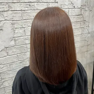 ミディアム 艶髪ブリーチカラー 💗manaka💗のヘアスタイル