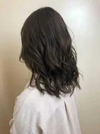 セミロング カラー 長瀬 燎哉のヘアスタイル