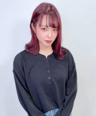 ミディアム カラー .6-ROGU-neon所属・柿本拓【全席完全個室 ログネオン】のヘアスタイル