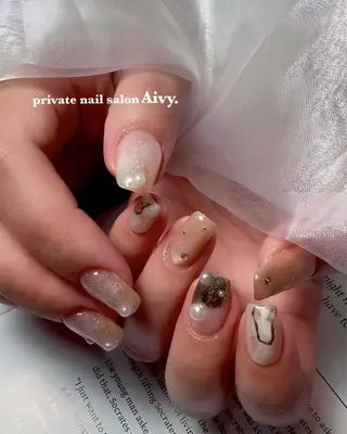 ネイル ニュアンス🌿‬ Aivy./アイビーのネイルデザイン