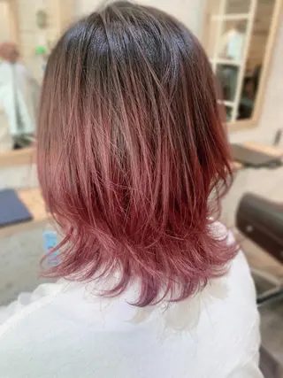 ミディアム 🍀艶髪縮毛矯正/ 風殿　滉太🍀のヘアスタイル