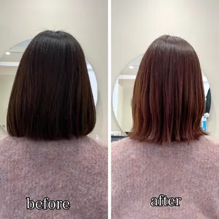 ショート カラー 🌷ピンクカラー くどう🌷のヘアスタイル