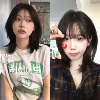 ミディアム レイヤーカット/ルー ツカラー/EMIRIのヘアスタイル