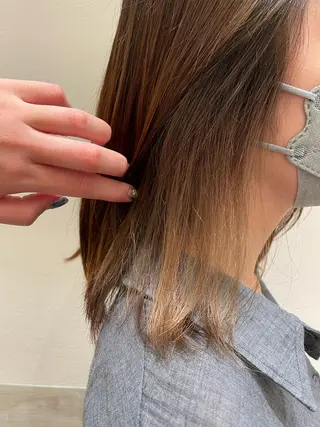 ミディアム ルシードスタイルクリザンテーム所属・メンズパーマ、カラー 大募集村上莉奈のヘアスタイル