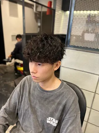 メンズ メンズ特化/パーマ/ メッシュ/竜成のヘアスタイル