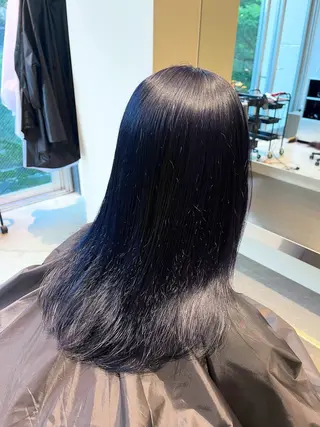 ロング 真南斗 名駅のヘアスタイル