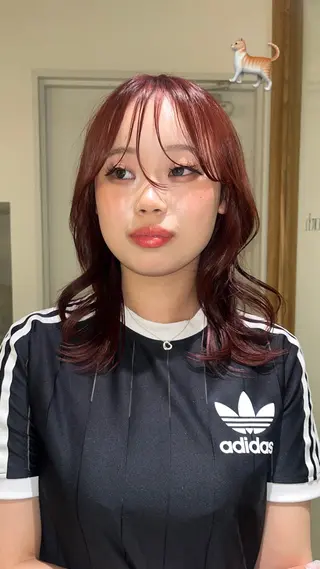 カラー 横井 優奈のヘアスタイル