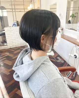 ショート カラー mopa所属・mopa_kaede 暖色カラー/ロングのヘアスタイル