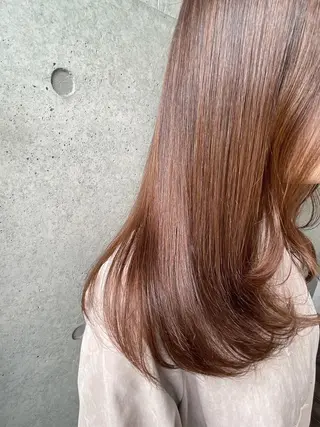 セミロング カラー KURO/韓国ヘア /レイヤーカットのヘアスタイル