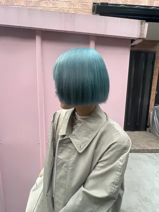 ショート カラー 【ピンク×ブロンド】 💎ハイトーン/大和のヘアスタイル