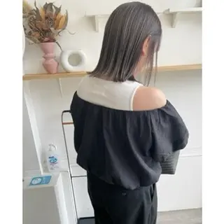 カラー 山村 佳世のヘアスタイル