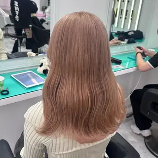 セミロング カラー ♡ダブルカラー特化♡ miyuのヘアスタイル
