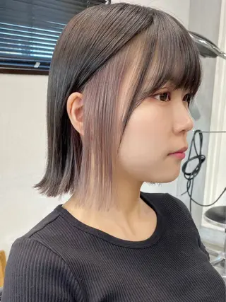 ショート カラー 🫐寒色系カラー 🫐ヤマナカリリカのヘアスタイル