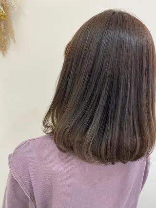 ミディアム カラー 銀座メンズ専門🖤 小島奈々のヘアスタイル