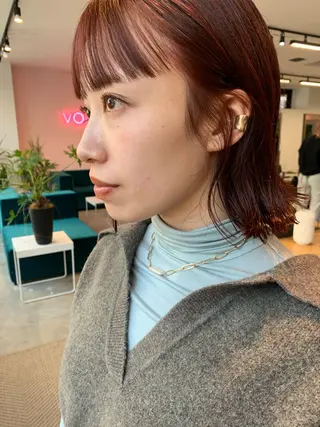 ミディアム 似合わせ特化/レイヤ ーカット/mikuのヘアスタイル