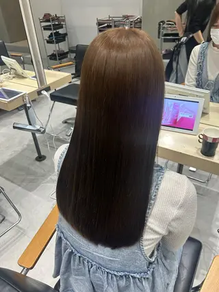 セミロング 青山 遥香のヘアスタイル