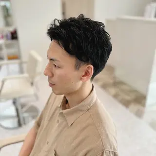 パーマ メンズ 鈴木 和也のヘアスタイル