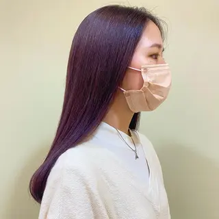 ロング カラー ANNA /艶髪/ハイトーンのヘアスタイル