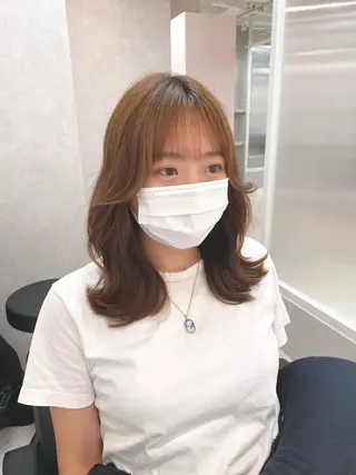 ミディアム 髪質改善 ヒデのヘアスタイル