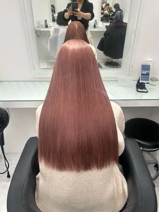 ロング 🩷暖色カラー🩷 BONのヘアスタイル