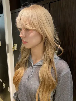 ロング ナチュラルヘア🫧 ナナミのヘアスタイル