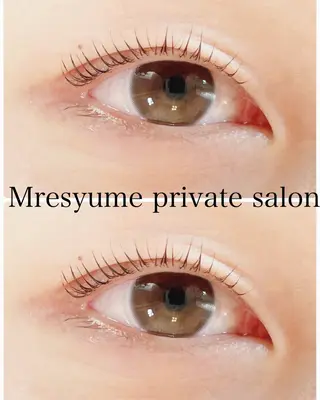 マツエク・マツパ Mresyume MAYUのマツエク・マツパデザイン