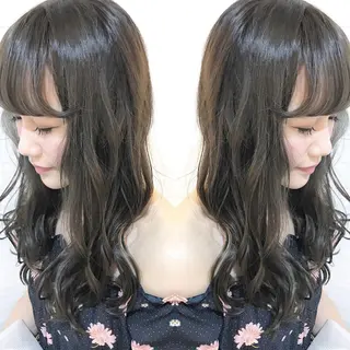 ミディアム カラー パーマ 🫧代表/新宿駅近/ 限定価格🫧田辺貴裕のヘアスタイル