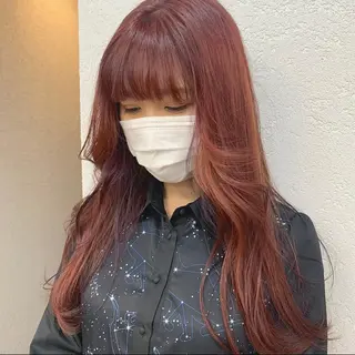 ロング カラー 💗モテガーリー💗 rumi♡のヘアスタイル