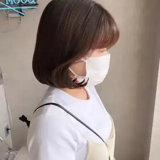 ミディアム mood alissaのヘアスタイル