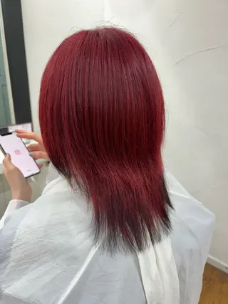 カラー 香野 優子のヘアスタイル