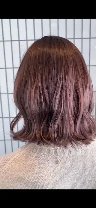 ミディアム カラー ヘアアレンジ ハットリ /北習志野のヘアスタイル