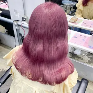 セミロング カラー ヘアアレンジ 💗💗韓国レイヤー yu-ki💗💗のヘアスタイル