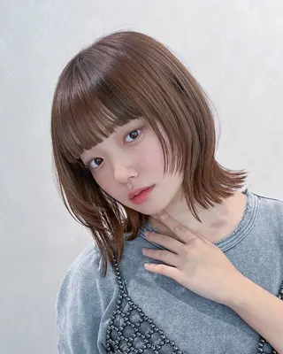 ショート カラー 後藤 愛美/レイヤーカットのヘアスタイル