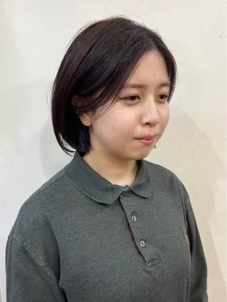 ショート カラー 韓国ヘア 🎀華澄のヘアスタイル