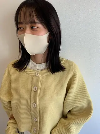 ミディアム カラー MARU レイヤー/パーマのヘアスタイル