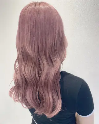 ロング カラー 💘韓国カラー💘 クルミのヘアスタイル