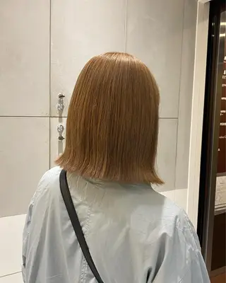 ミディアム カラー 艶感/ナチュラル 🩵amiのヘアスタイル