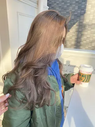 ロング レイヤーカット✂︎池 袋個室サロンkumaのヘアスタイル