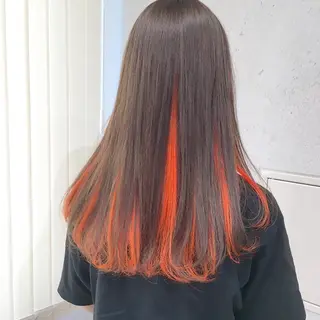 ロング カラー パーマ ヘアアレンジ LUCK本厚木 浦住 貴大のヘアスタイル