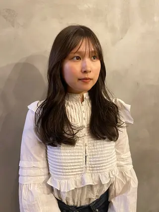 セミロング カラー 似合わせカット カラー🪿 moeのヘアスタイル