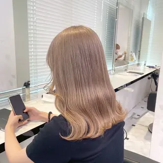 セミロング カラー トレンドカラー🩵 羽衣🎀横浜🪄ྀིのヘアスタイル