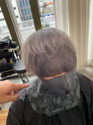 ショート カラー メンズ ALLEN hair 京橋店のヘアスタイル