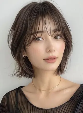 ミディアム RETOUCH by fifth 銀座店所属・似合わせカット /fifth富樫倭のヘアスタイル