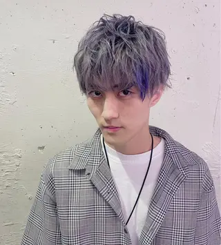 カラー メンズ インナーカラー🫶 オタク美容師 山本のヘアスタイル